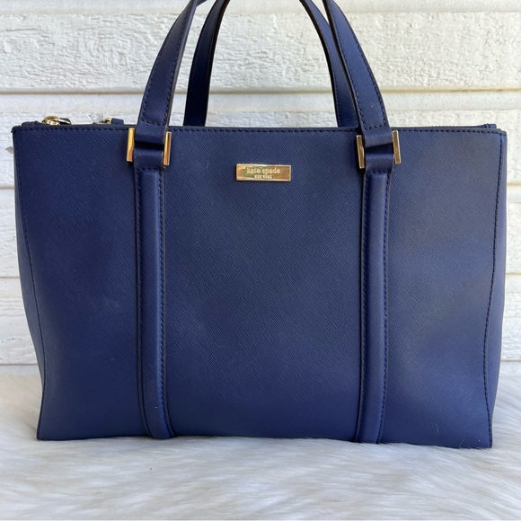 kate spade Handbags - KATE SPADE Blue Mulberry Lane Court Tote Laptop Work Bag